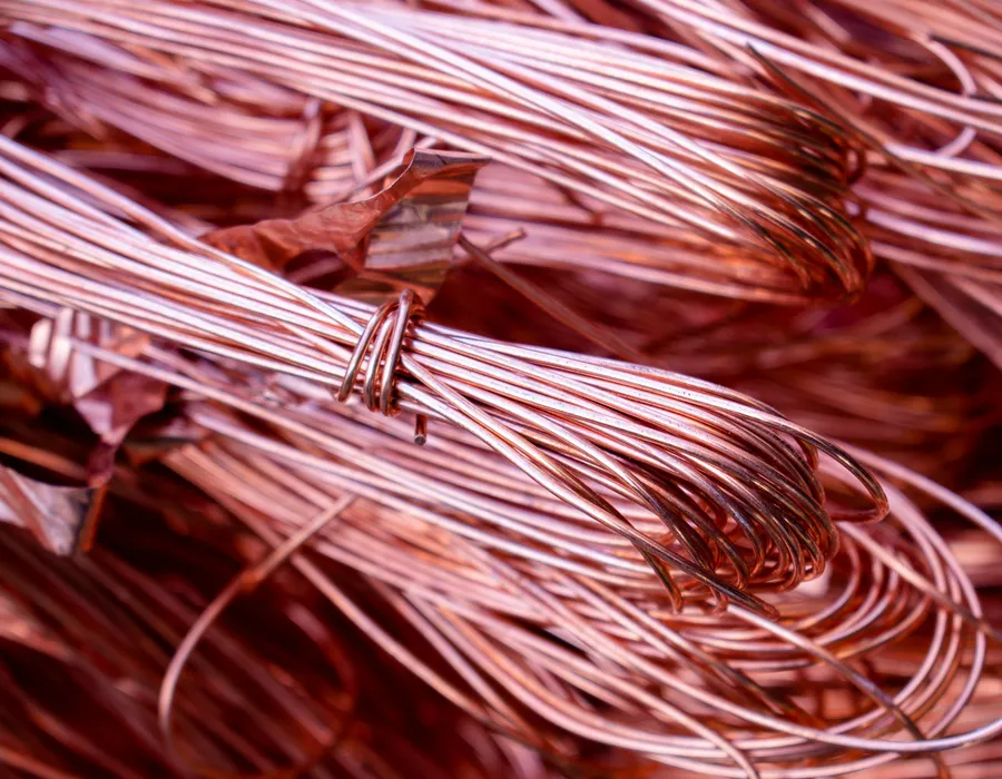 Industrial cable bundles with copper conductors