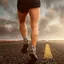Runner's&nbsp;legs&nbsp;on&nbsp;a&nbsp;road&nbsp;during&nbsp;a&nbsp;sunset,&nbsp;symbolizing&nbsp;endurance&nbsp;and&nbsp;outdoor&nbsp;fitness&nbsp;training.