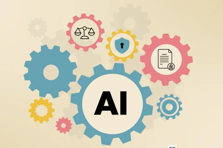 Still&nbsp;from&nbsp;an&nbsp;animated&nbsp;explainer&nbsp;with&nbsp;AI&nbsp;gears