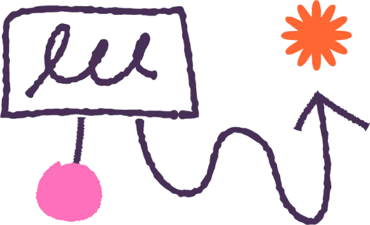 Whiteboard animation illustration