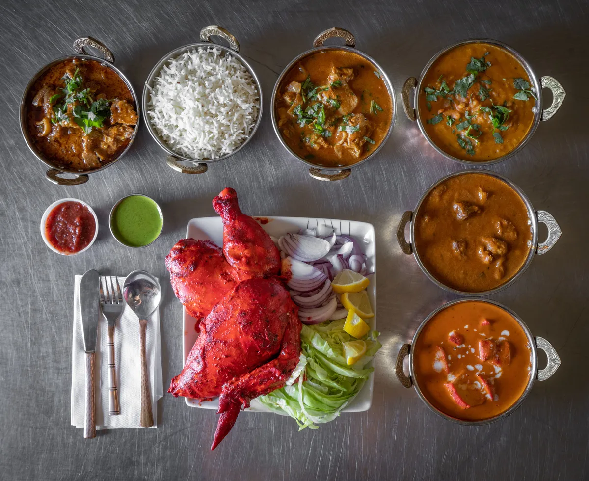 Colorful&nbsp;spread&nbsp;of&nbsp;healthy&nbsp;Indian&nbsp;and&nbsp;global&nbsp;dishes