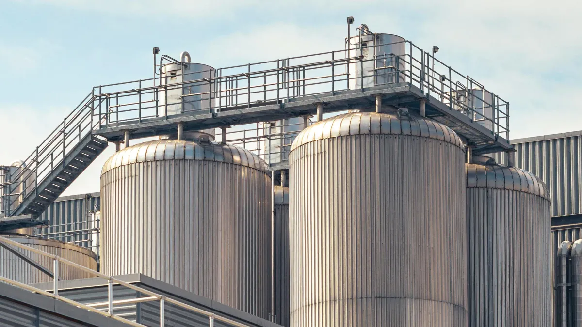Industrial resin manufacturing tanks and process equipment